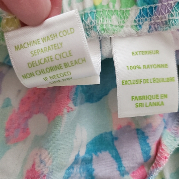 Lilly Pulitzer Sparkling Sands Bal Harbour Palazzo Pants szXS - Picture 11 of 15